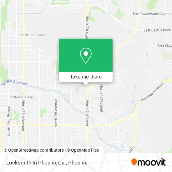 Locksmith In Phoenix Car map