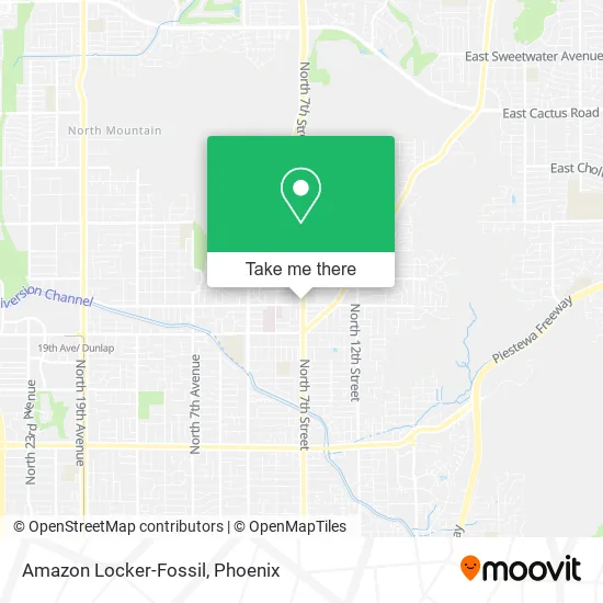 Amazon Locker-Fossil map