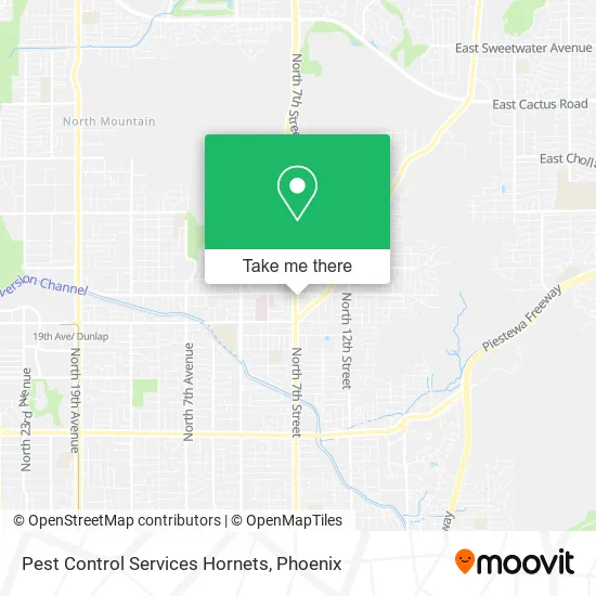 Pest Control Services Hornets map
