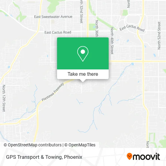 GPS Transport & Towing map
