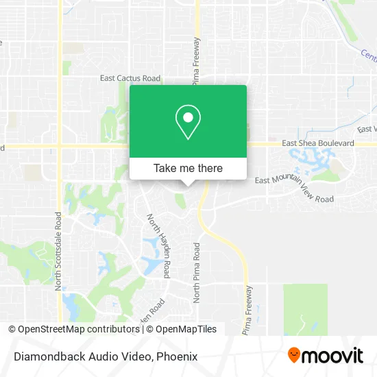 Diamondback Audio Video map