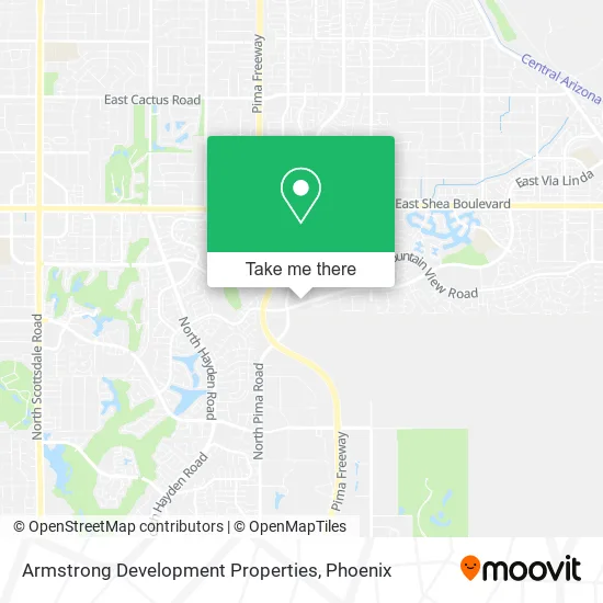 Armstrong Development Properties map