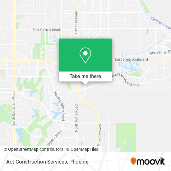 Act Construction Services map