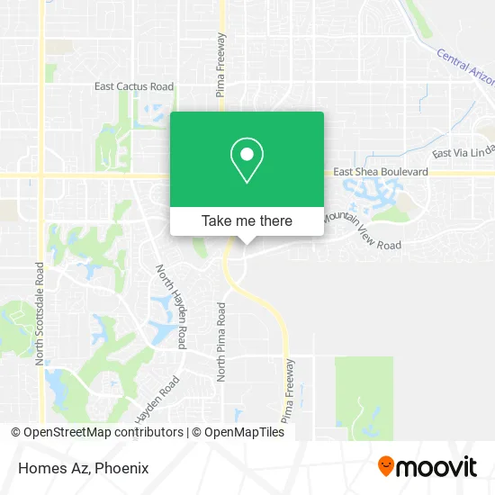 Homes Az map