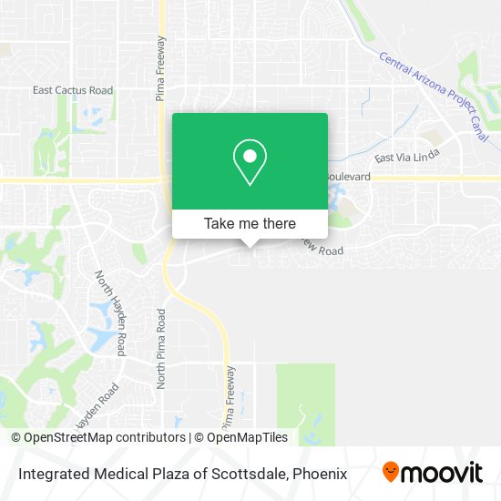 Integrated Medical Plaza of Scottsdale map