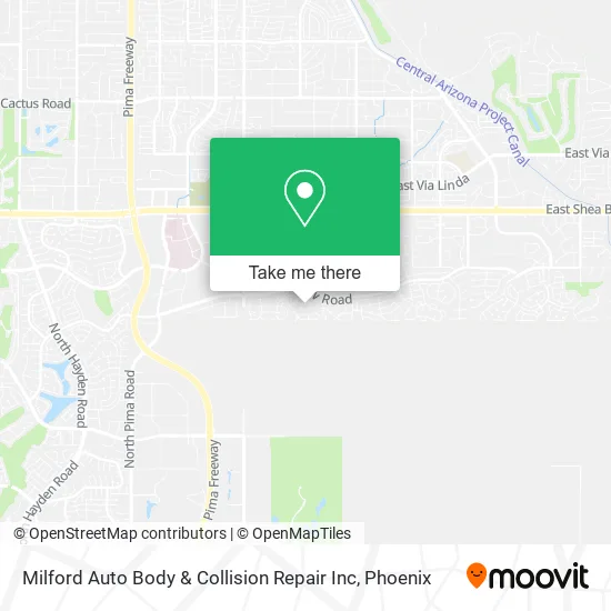 Milford Auto Body & Collision Repair Inc map