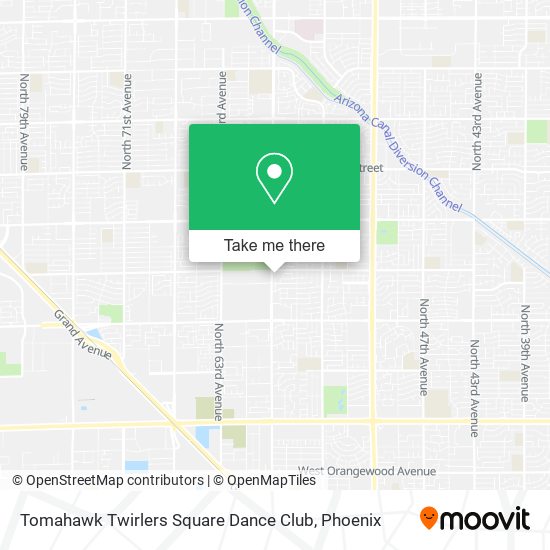 Mapa de Tomahawk Twirlers Square Dance Club