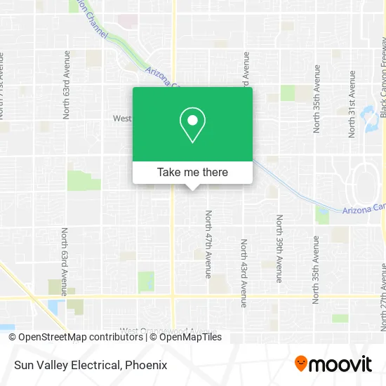 Sun Valley Electrical map