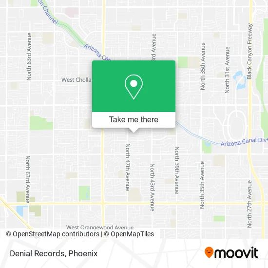 Denial Records map