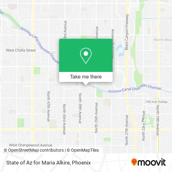 State of Az for Maria Alkire map