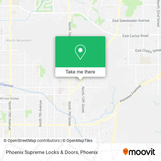 Phoenix Supreme Locks & Doors map