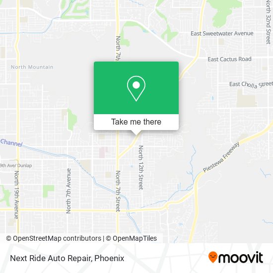 Next Ride Auto Repair map