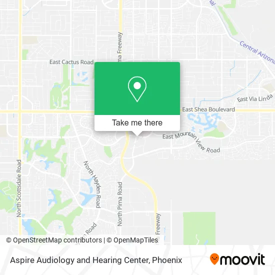 Aspire Audiology and Hearing Center map