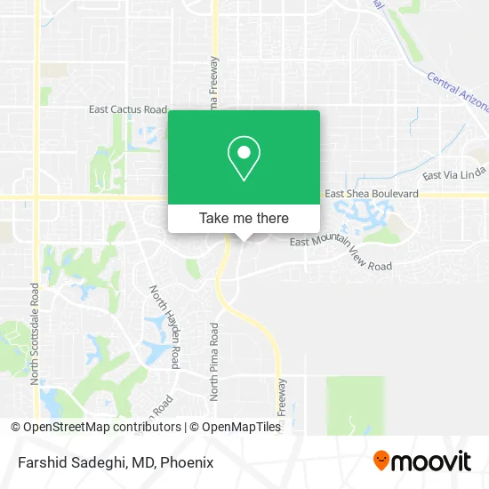 Farshid Sadeghi, MD map