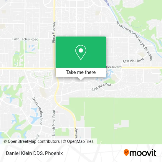 Daniel Klein DDS map