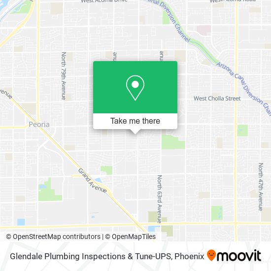Mapa de Glendale Plumbing Inspections & Tune-UPS
