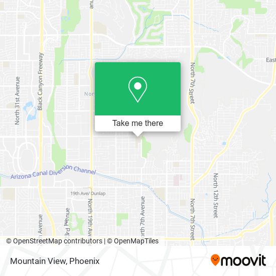 Mapa de Mountain View