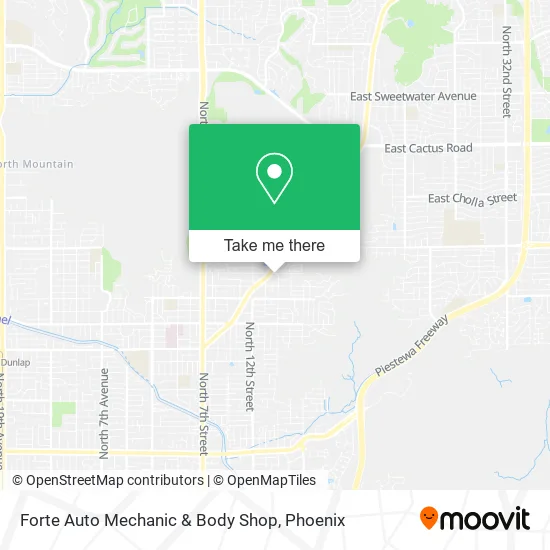Forte Auto Mechanic & Body Shop map