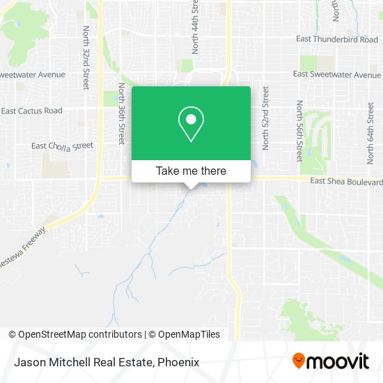 Jason Mitchell Real Estate map