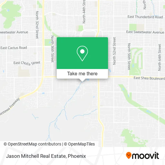 Jason Mitchell Real Estate map