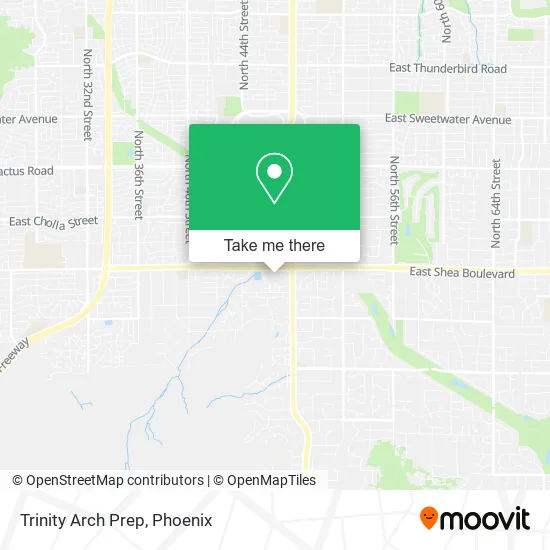 Trinity Arch Prep map