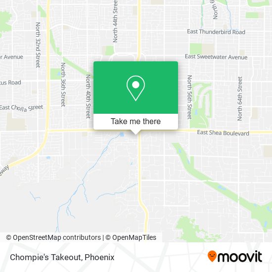 Chompie's Takeout map