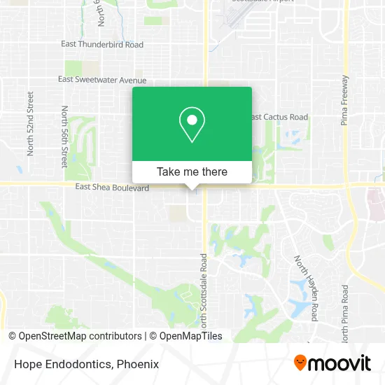 Hope Endodontics map