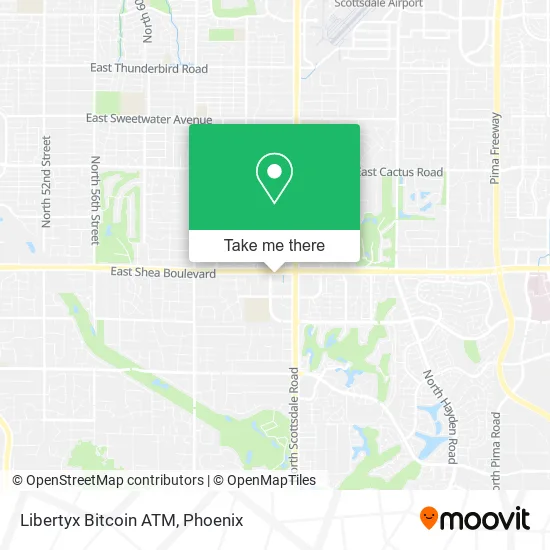 Libertyx Bitcoin ATM map