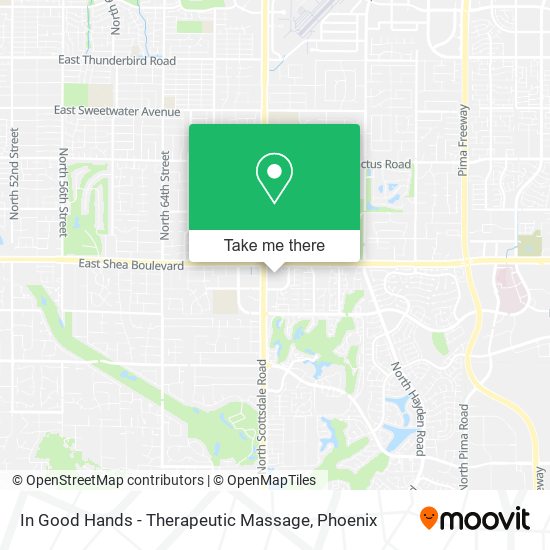 In Good Hands - Therapeutic Massage map