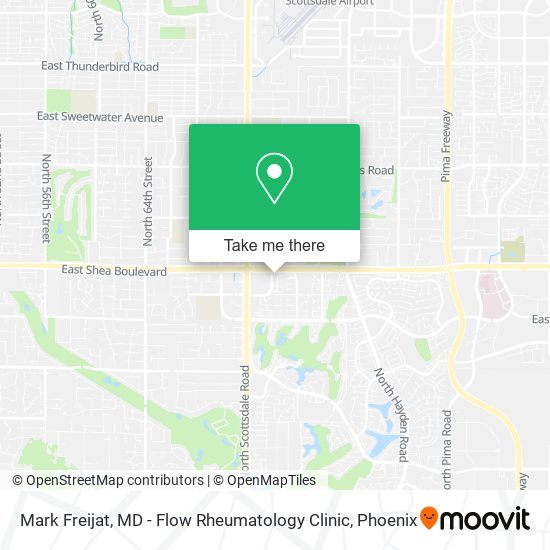 Mark Freijat, MD - Flow Rheumatology Clinic map