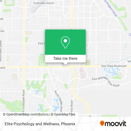 Elite Psychology and Wellness map