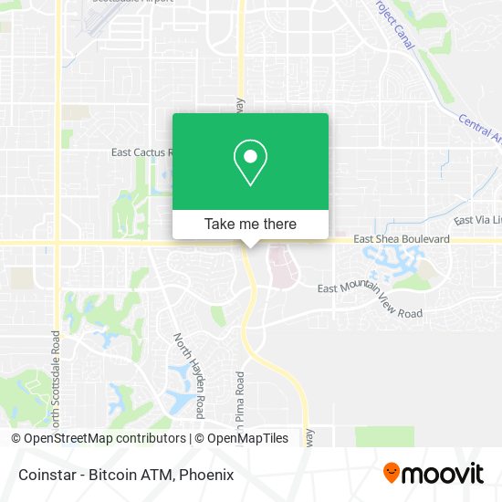 Coinstar - Bitcoin ATM map