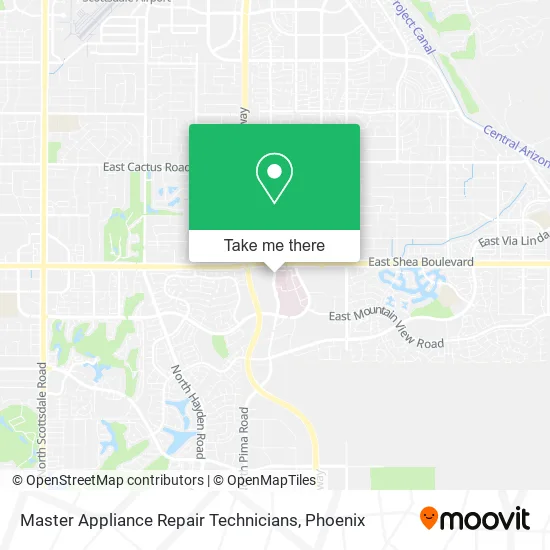 Master Appliance Repair Technicians map