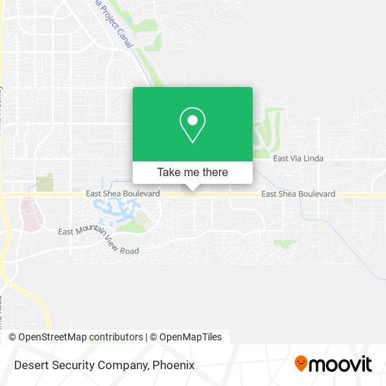 Desert Security Company map