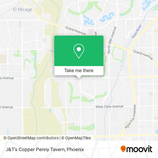 Mapa de J&T's Copper Penny Tavern