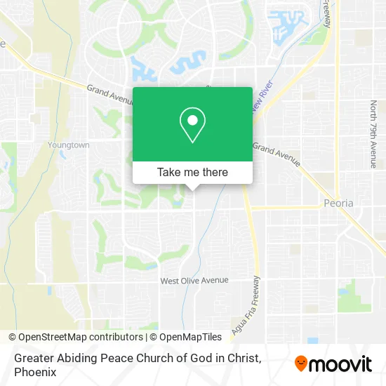 Mapa de Greater Abiding Peace Church of God in Christ