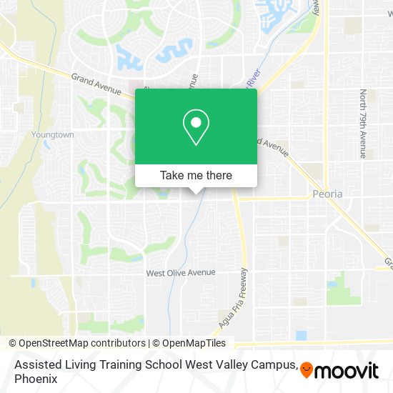 Mapa de Assisted Living Training School West Valley Campus