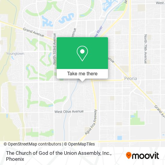 The Church of God of the Union Assembly, Inc. map