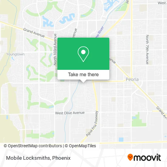 Mobile Locksmiths map