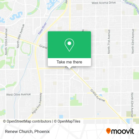 Renew Church map