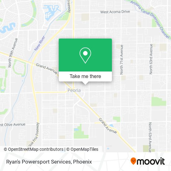 Ryan's Powersport Services map