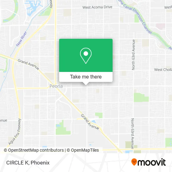 CIRCLE K map