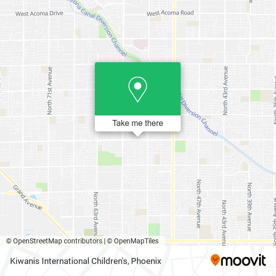 Kiwanis International Children's map