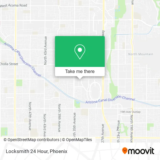 Locksmith 24 Hour map
