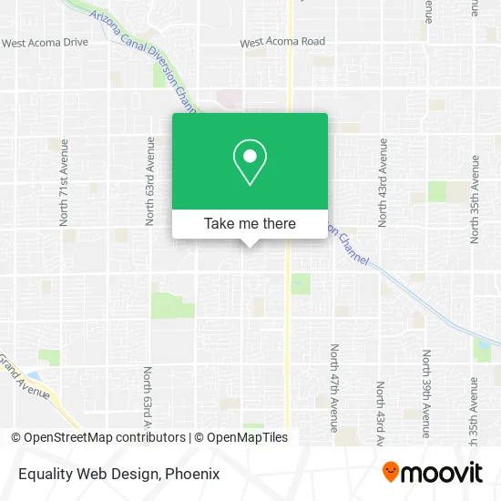 Equality Web Design map