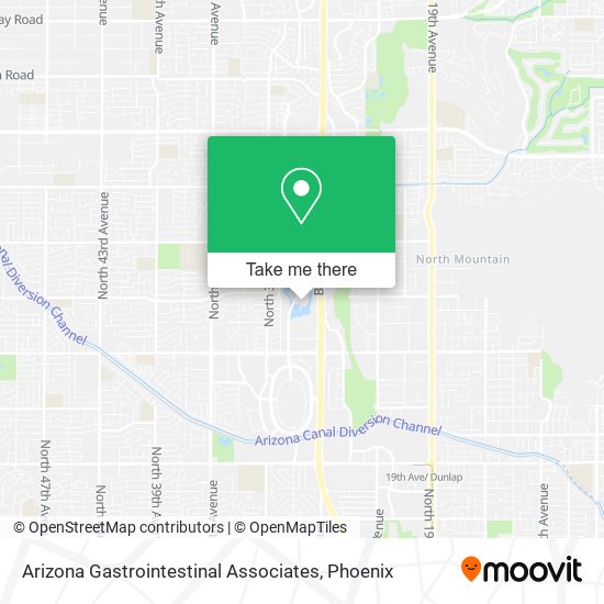 Mapa de Arizona Gastrointestinal Associates