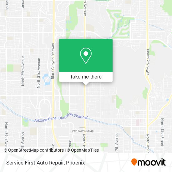 Service First Auto Repair map