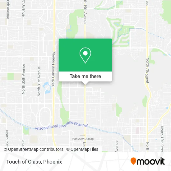 Touch of Class map