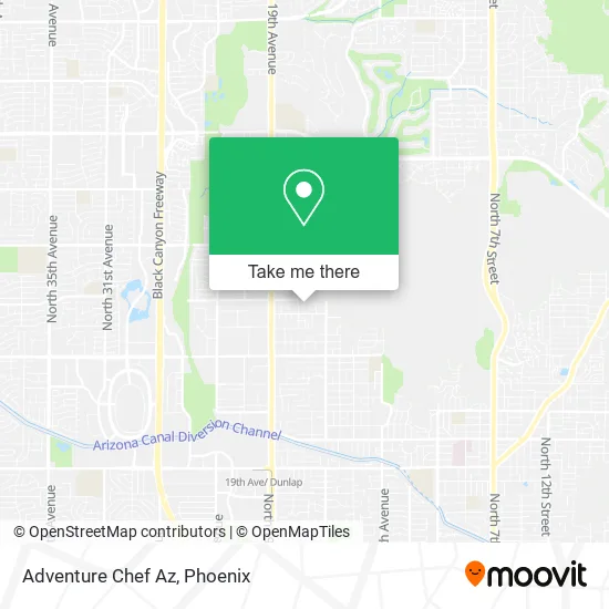 Adventure Chef Az map
