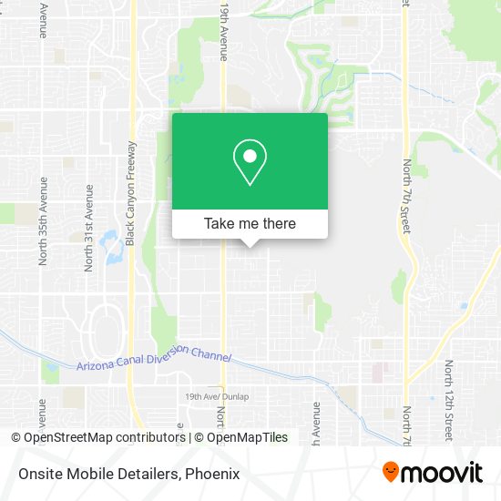 Mapa de Onsite Mobile Detailers
